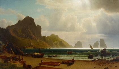 The Marina Piccola, Capri (1859)