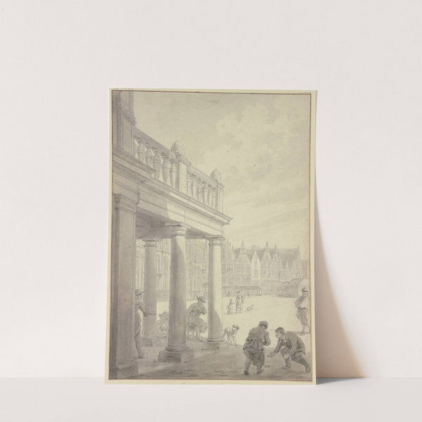 The market of Haarlem by Job Adriaensz Berckheyde