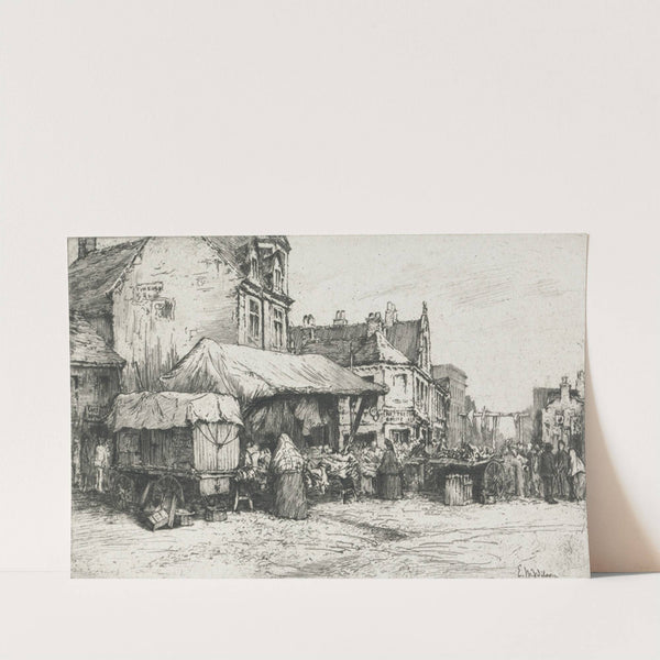 The Market, Ossett by Edgar M. Wilson