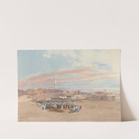 The Market Place, Tanta, Egypt by William Paton Burton