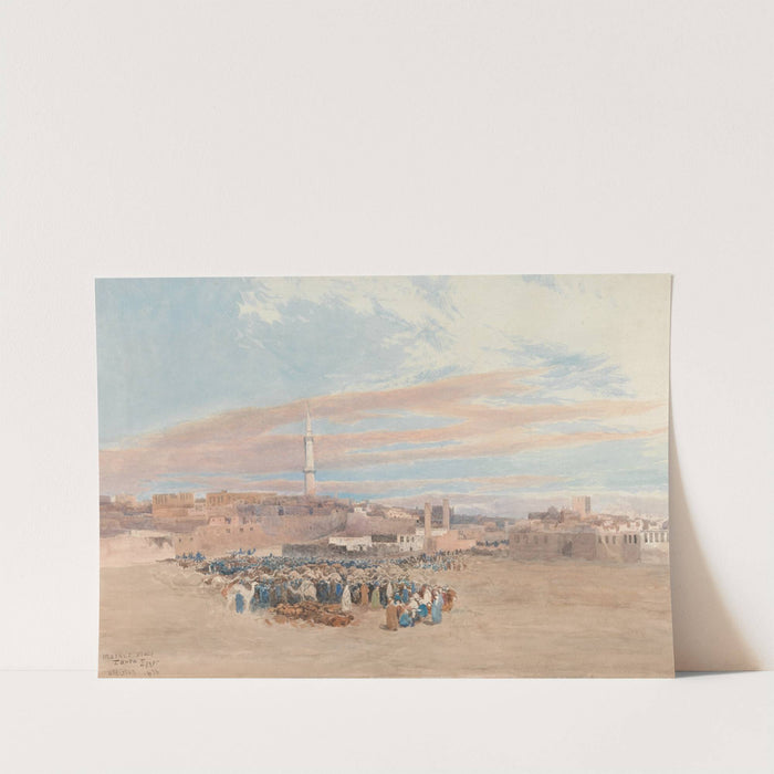 The Market Place, Tanta, Egypt by William Paton Burton