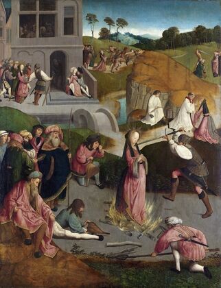 The Martyrdom of Saint Lucy