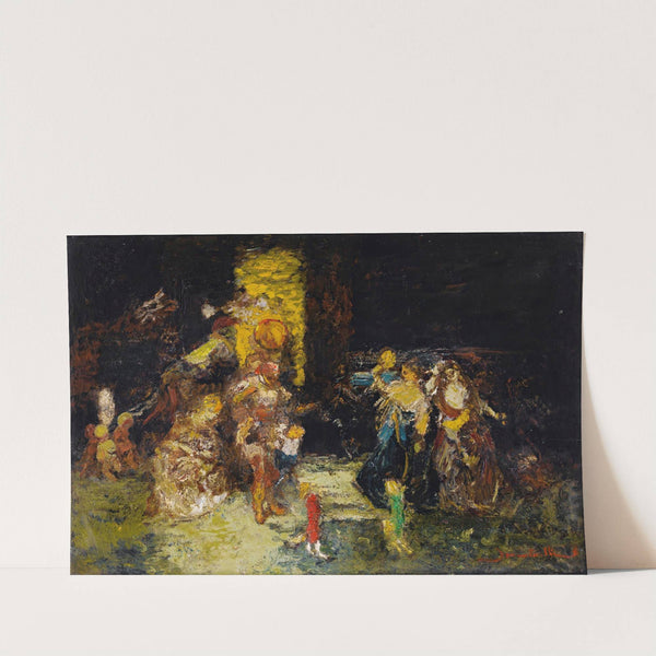 The Meet by Adolphe Monticelli