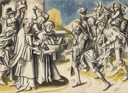 The meeting of Abraham and Melchizedek