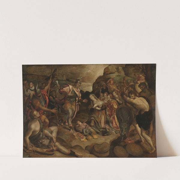 The Meeting of David and Abigail (1583) by Christiaen Jansz. van Bieselingen