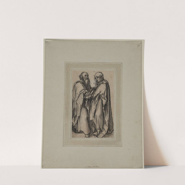 The Meeting of Joachim and Anna (1500s) by Wolf Traut