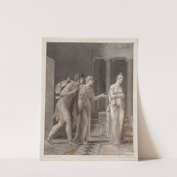 The Meeting of Orestes and Hermione (c. 1800) by Anne Louis Girodet-Trioson