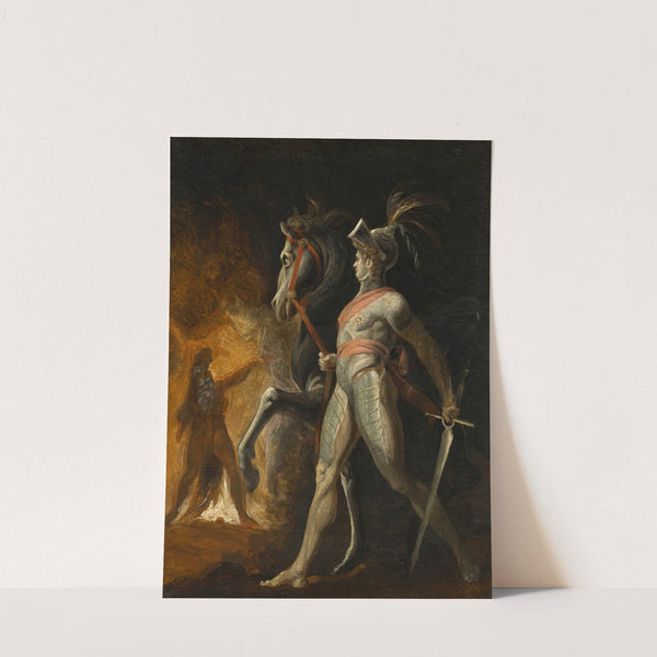 The Meeting Of Sir Hüon Of Bordeaux And Scherasmin In The Libanon Cave, From Wieland’s Oberon by Henry Fuseli