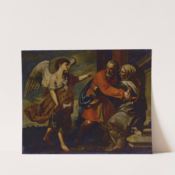 The Meeting of Zechariah and Elizabeth by Francesco Guarino