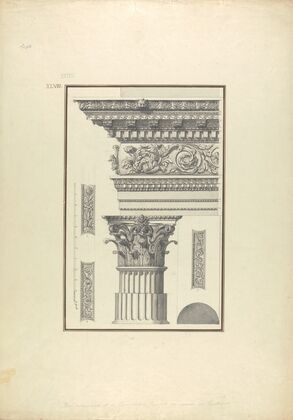 The Members of a Corinthian Temple in Ruins at Ephesus