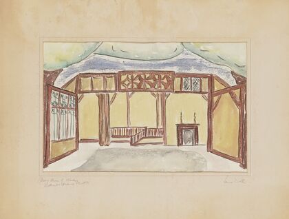 The Merry Wives of Windsor: Interior Set (1934-1943)