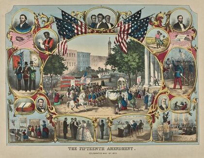 The Fifteenth Amendment, celebrated May 19th, 1870. (1870)