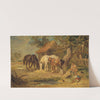 The Midday Meal (ca. 1835) by James Ward