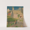 The Mill Cottage, Harlech, North Wales (1916) by Joseph Edward Southall