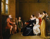The Minstrel Singing His Lay To The Duchess Of Buccleugh; From Walter Scott’s The Lay Of The Last Minstrel