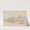The Mint, Pont des Arts and L&#039;Institut de France, Paris by Henry Edridge
