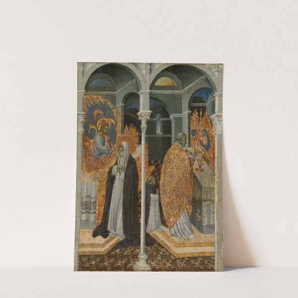 The Miraculous Communion of Saint Catherine of Siena by Giovanni di Paolo