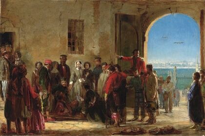 The Mission Of Mercy; Florence Nightingale Receiving The Wounded At Scutari (1857)
