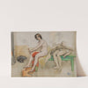 The Model and the Mannequins (1906) by Carl Larsson
