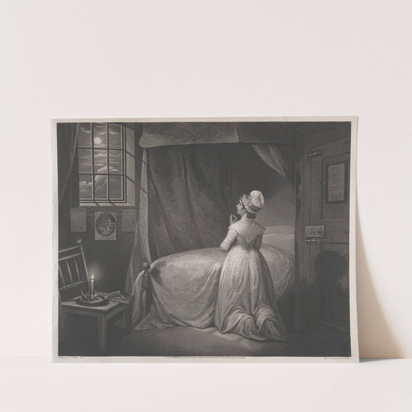 The Modest Girl in her Bed Chamber (1797) by James Northcote