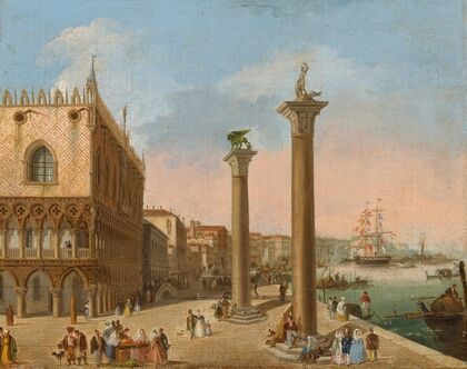 The Molo towards the Riva degli Schiavoni, Venice