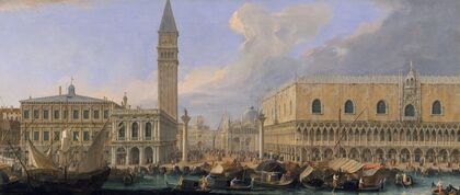 The Molo, Venice, from the Bacino di San Marco