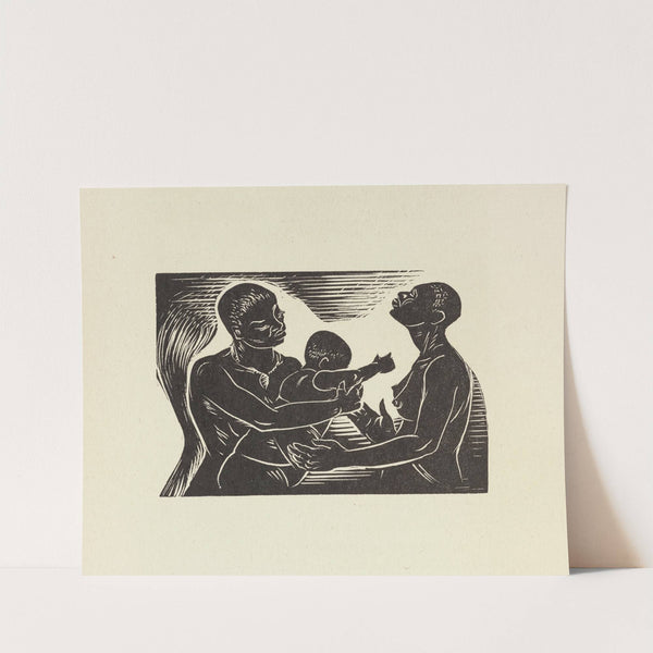 The mommy say ‘Bless God! Ain’t nobody going to kill my child!’ (1946) by Letterio Calapai