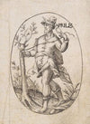 The Month of April; Man Grafting a Branch onto a Tree