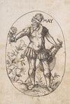 The Month of May; An Elegant Man Holding a Flower and Lute