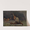 The Moose Chase by George de Forest Brush