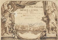 The Moray Minstrels (Design for Invitation card of Arthur James Lewis)