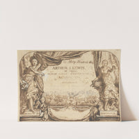 The Moray Minstrels (Design for Invitation card of Arthur James Lewis) (1865) by Frederick Walker