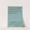 The more intelligible a thing is, the more easily it is retained in the memory by Herb Lubalin