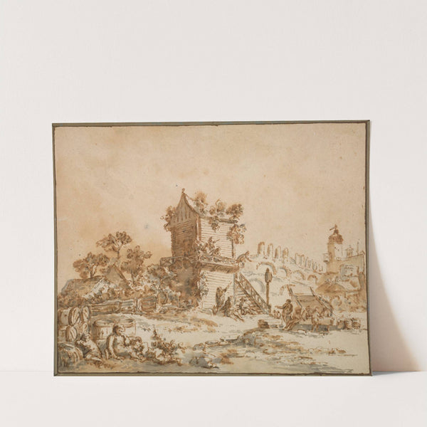 The Moscow Tavern (c. 1773) by Jean-Baptiste Le Prince