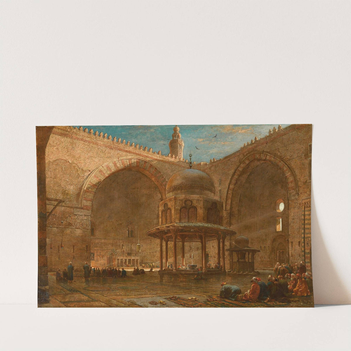 The Mosque of Sultan Hassan, Cairo by Edward Angelo Goodall