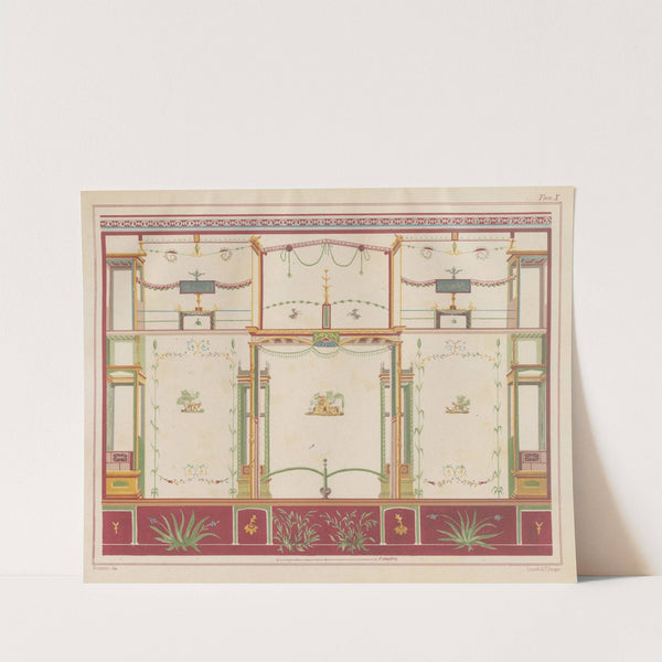 The most beautiful walls in Pompeii Pl.26 by Victor Steeger