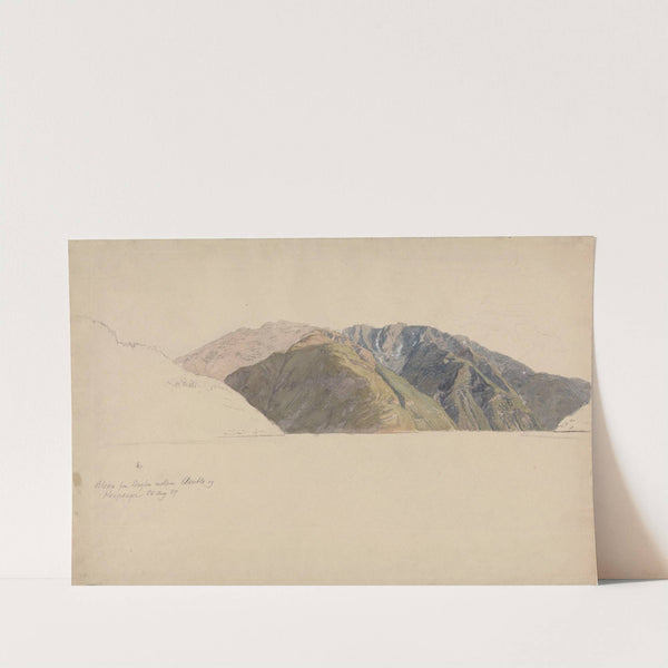 The Mountain Bleia by Sognefjorden by Hans Gude