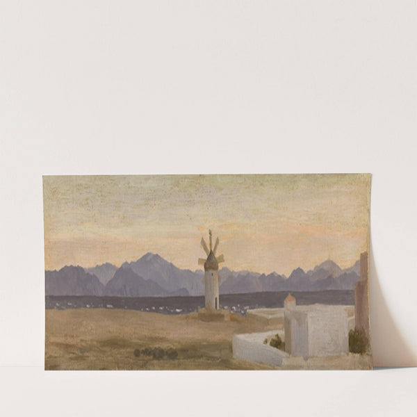The Mountains of Asia Minor, from Rhodes by Frederic Leighton