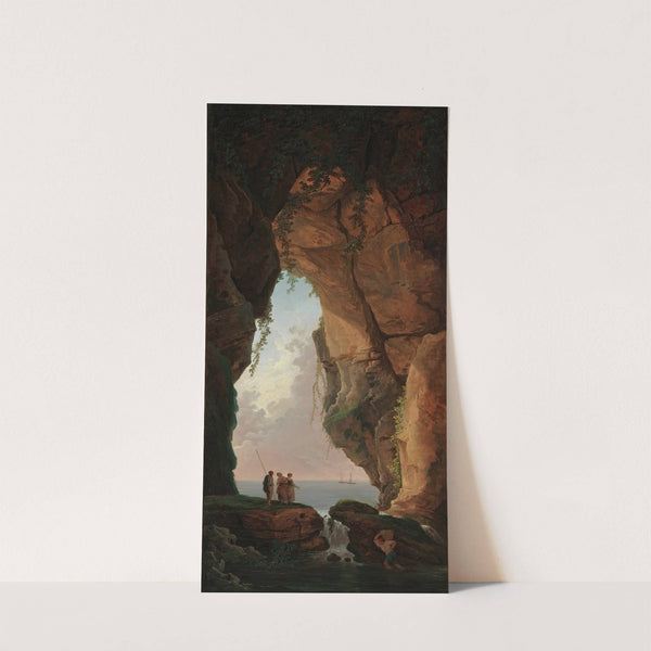 The Mouth of a Cave (1784) by Hubert Robert