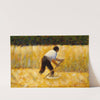 The Mower (1881–82) by Georges Seurat