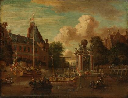 The Muscovite legation visiting Amsterdam, 29 August 1697