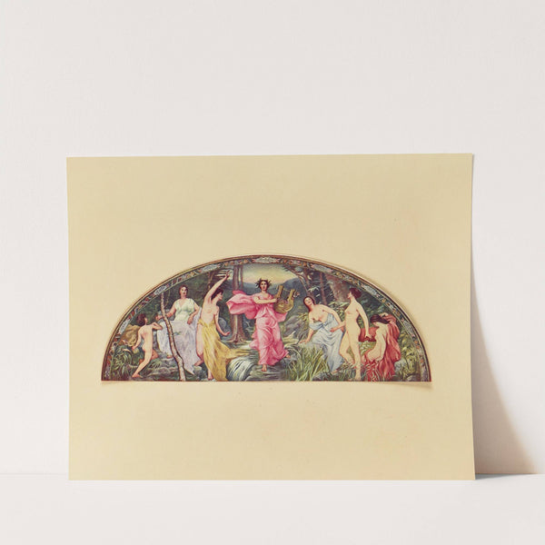 The Muse of Lyric Poetry (After Henry Oliver Walker) (1902) by A.V. Nye