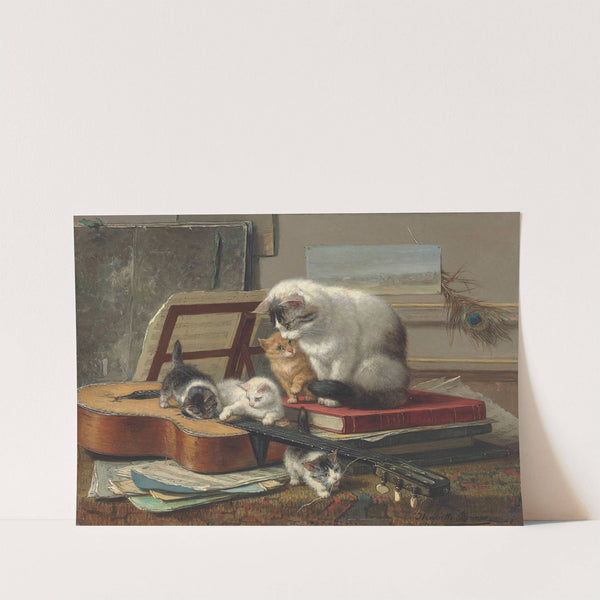 The music lesson by Henriëtte Ronner-Knip