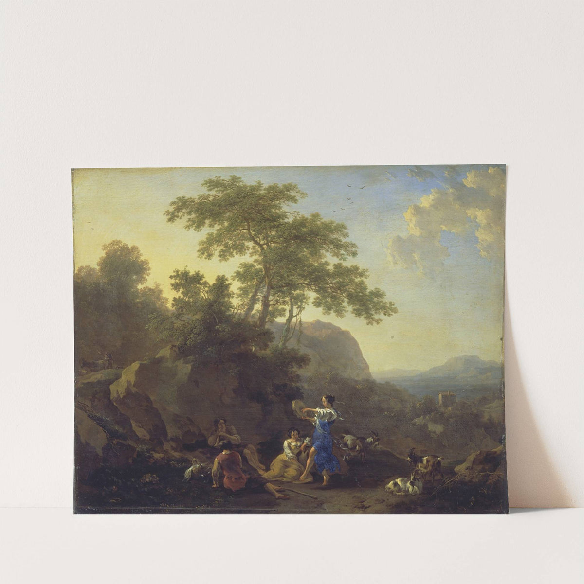 The Musical Shepherdess by Nicolaes Pietersz. Berchem