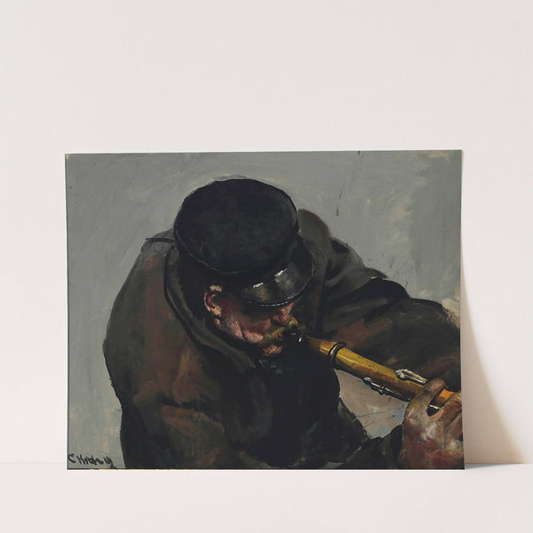 The Musician by Christian Krohg