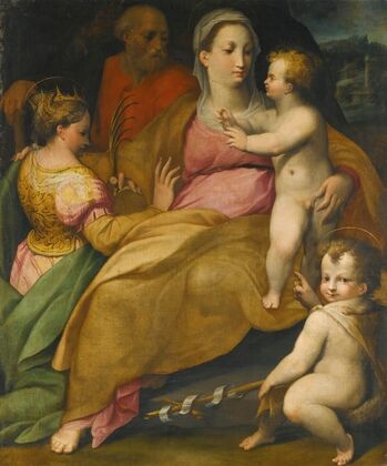 The Mystical Marriage Of Saint Catherine