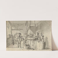 The Nail Makers (Le Cloutier Grossier) by Jean Michel Moreau the Younger