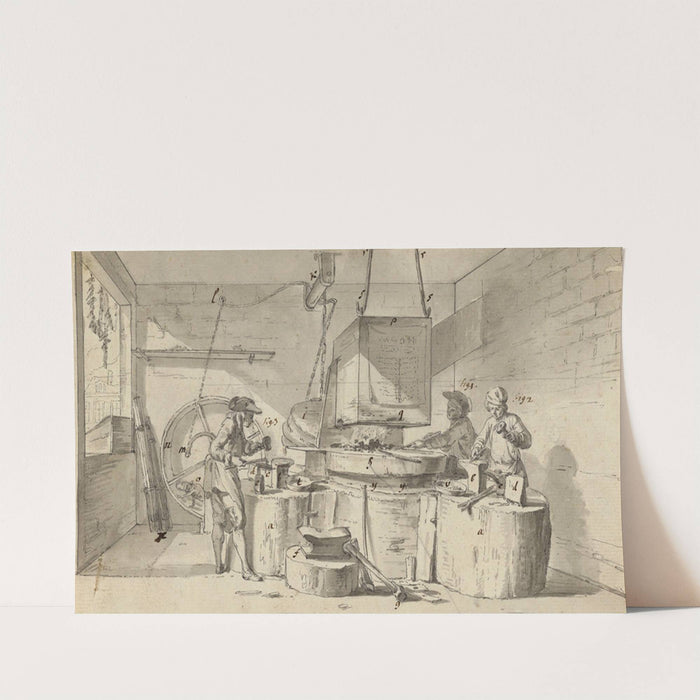 The Nail Makers (Le Cloutier Grossier) by Jean Michel Moreau the Younger