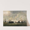 The Naval Battle of Lissa by Josef Carl Berthold Püttner