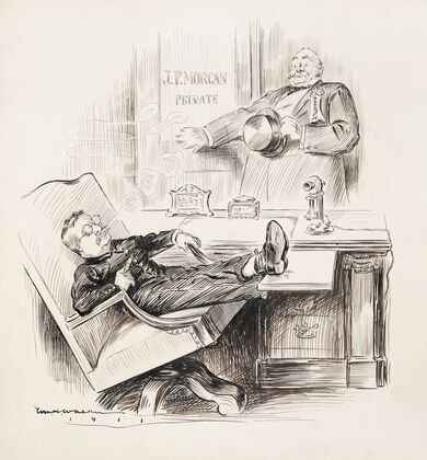 The New Office Boy. Is Mr. Morgan in; No, but what can I do for you (1912)